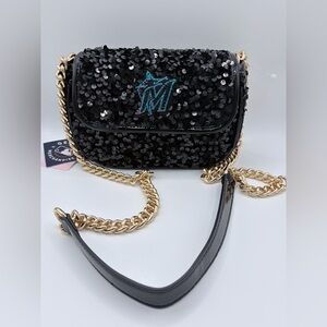 NWT Miami Marlins Sequin Crossbody
